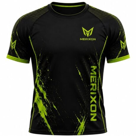 Black-and-Lime Training Jersey