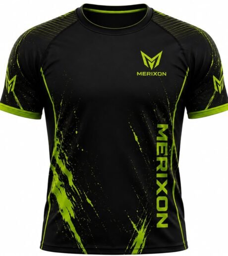 Black-and-Lime Training Jersey