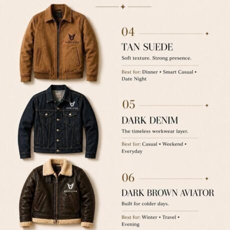 Jacket collection fabric and color reference chart - supplied product visual