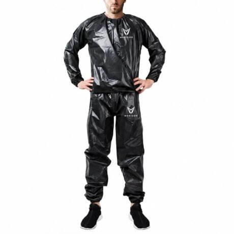 Black Windbreaker-Style Tracksuit