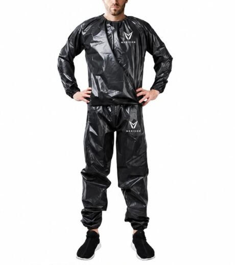 Black Windbreaker-Style Tracksuit