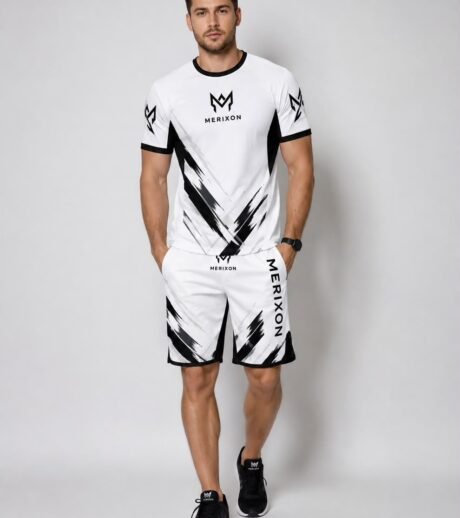 White Sports T-Shirt Worn Set — design reference